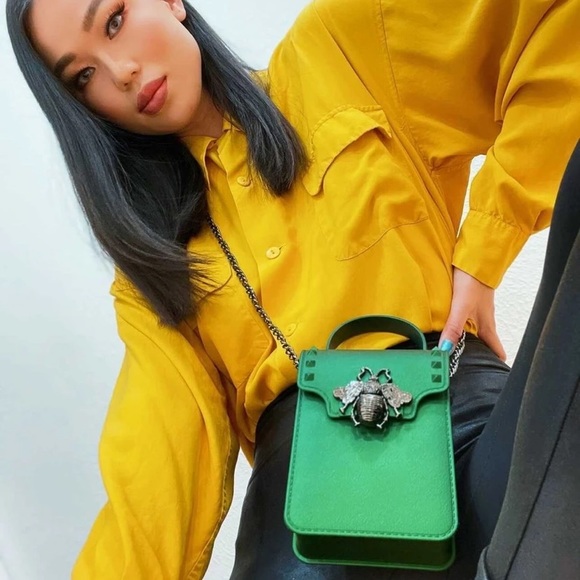 Green Beetle Bug bag - Picture 4 of 5